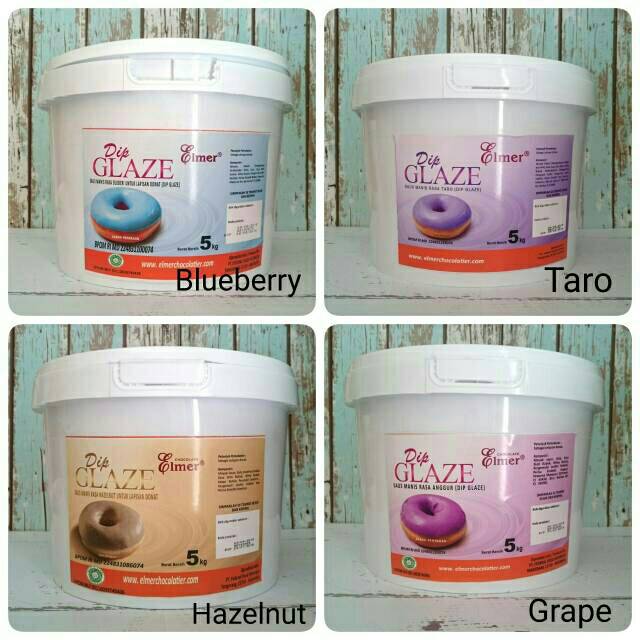 Elmer Dip Glaze Repack 250 Gram Topping Donat Jco Topping Pisang Nugget Glaze Shopee Indonesia