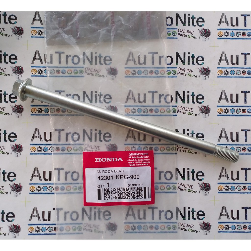 AS Roda Belakang AXLE ReaR WHEEL 42301-KPG-900 Ori Honda Supra Fit Revo 100 Kirana Karisma X 125 423