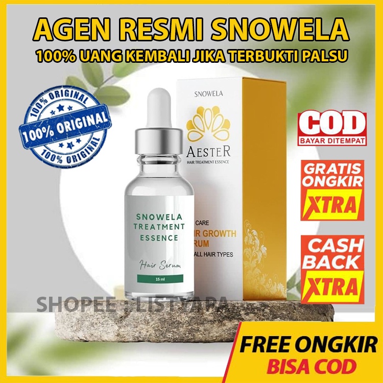 SNOWELA SERUM PENYUBUR RAMBUT SNOWELA HAIR SERUM TREATMENT ESSENCE SERUM PENUMBUH RAMBUT BPOM