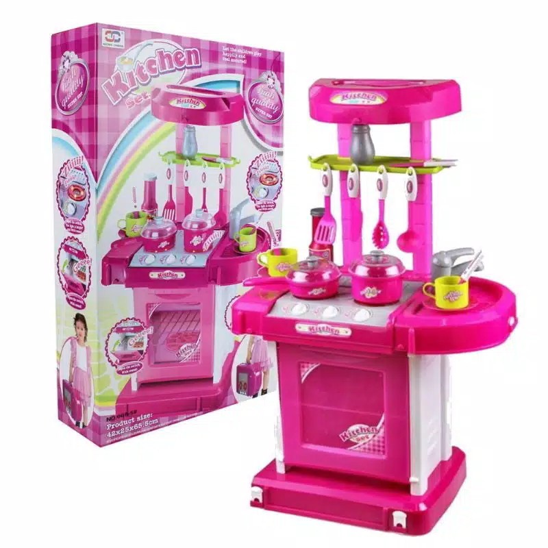 BEST SELLER Kitchen Set Koper Besar Masak Masakan - Mainan Edukasi Anak Perempuan - A-001