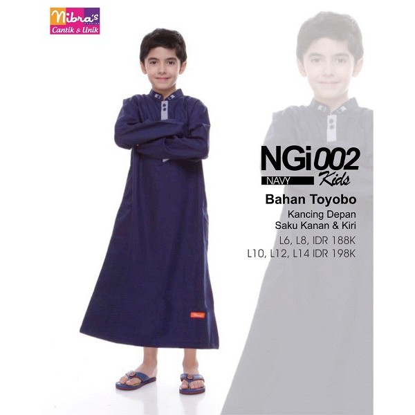 Nibras gamis ikhwan NGI KIDS 02/Gamis anak laki laki gamis ikhwan nibras ngi kids 002