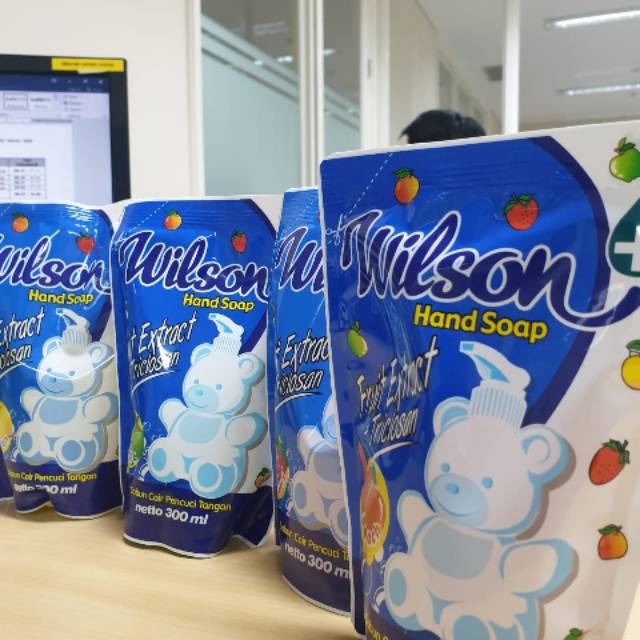 Wilson sabun cuci tangan hand soap REFILL 300ml readysouvenir murah anti bakteri handsoap