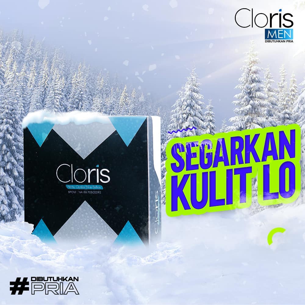 Clorismen PAKET MAKE IT SIMPLE Cloris Men Soap 80gr &amp; Wadah Sabun Cloris Original