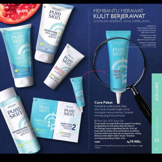 Oriflame Pure Skin SOS Spot Gel