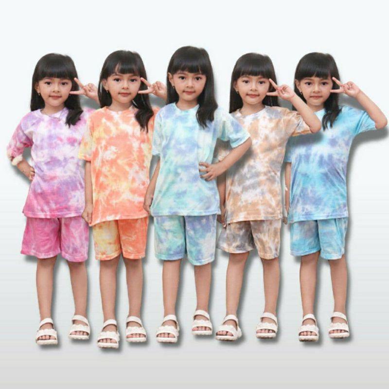 Kaos Setela Anak Tie Dye / One Set Anak Tie Dye