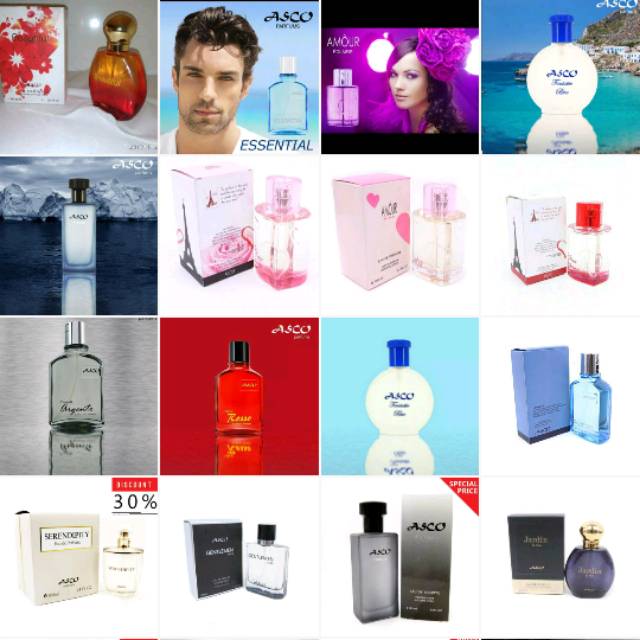 Parfume Asco . Asco parfum . Amour parfum. Rugby parfum