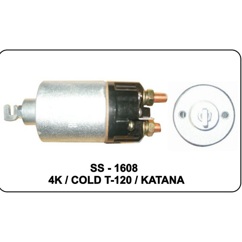 Solenoid Switch Starter Katana 4K Jimny T120 Ss-1608 12V
