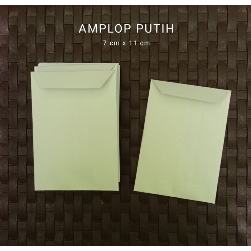 

AMPLOP MINI PUTIH 7*11 | AMPLOP AMPAU | AMPLOP MINI GOLD