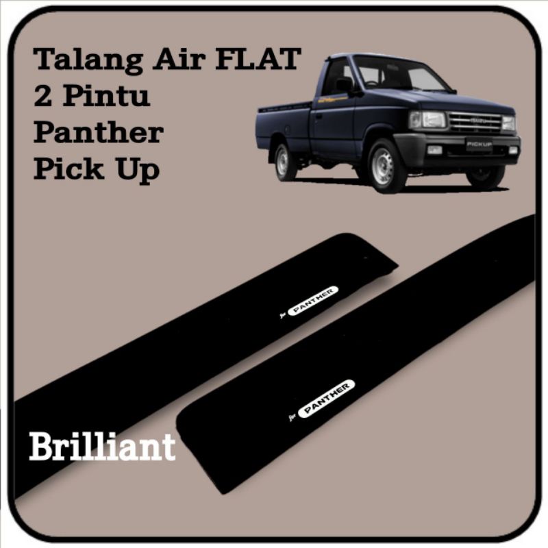 Talang Air 2 Pintu Hitam Slim FLAT - Kijang /  Mega Carry Apv / Panther / Carry / Traga / Grand Max