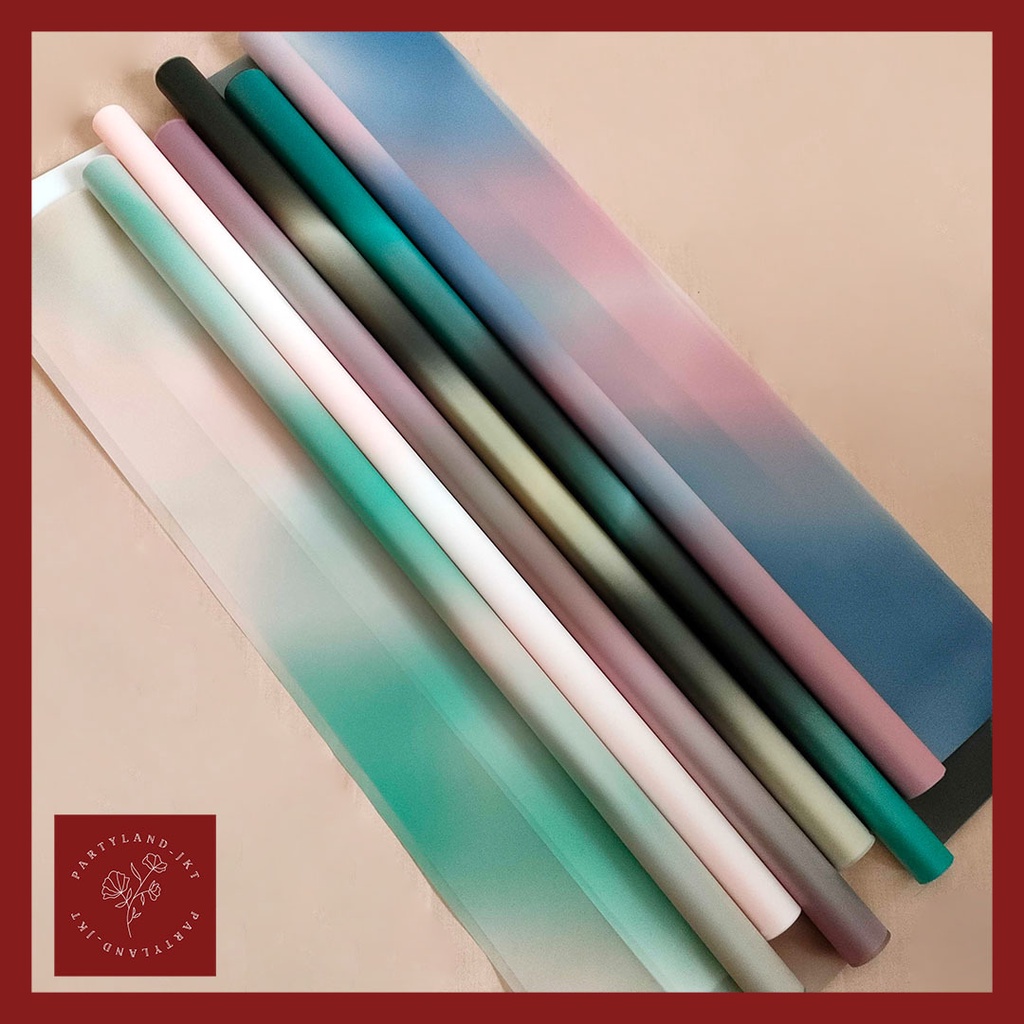

Wrapping Paper Aurora Cellophane Kertas Bouquet Buket Hias Dekorasi Bunga