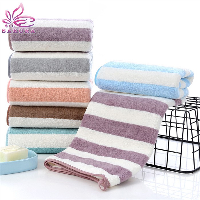 Handuk Set 2 in1 Handuk Mandi Dan Wajah microfiber-SOSOYO