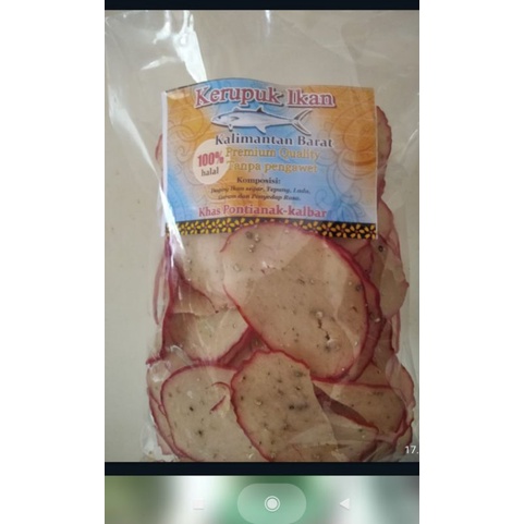 

krupuk sahang ikan khas pontianak