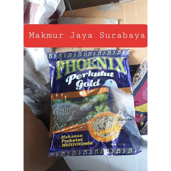 Makanan Burung: Phoenix perkutut gold + Ginseng