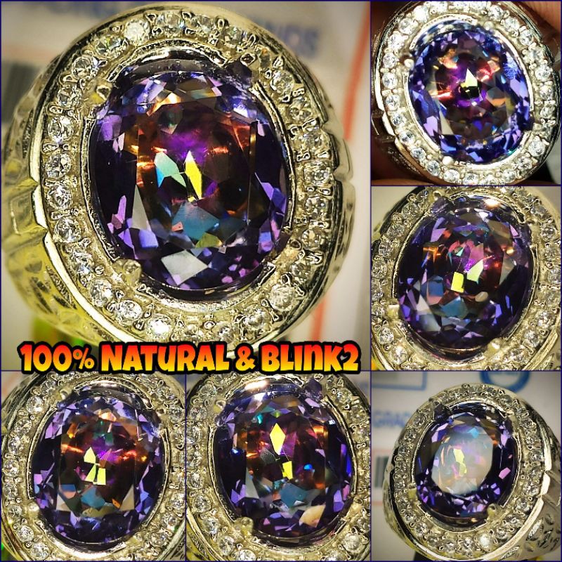 NATURAL PURPLISH BLUE TANZANITE TOPAZ MEMO Bkn Sapphire Yellow Green Star Soisite Safir