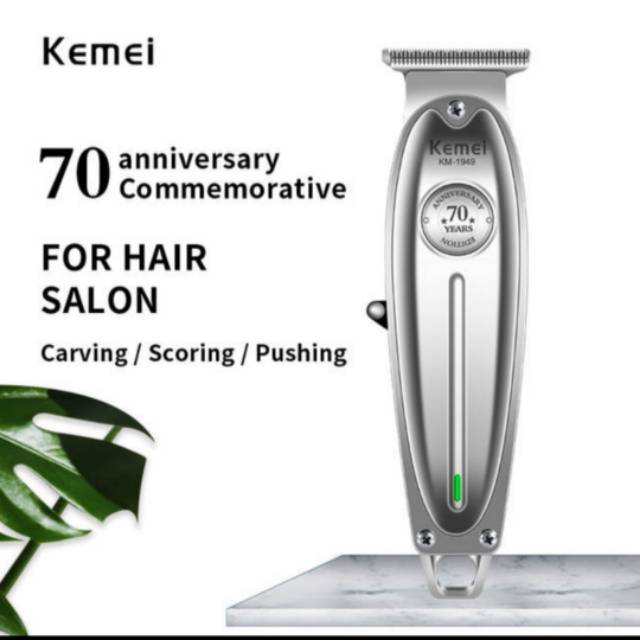 Kemei KM-1948 Hair Clipper Mesin Pencukur Rambut Body Metal KM1948 Original