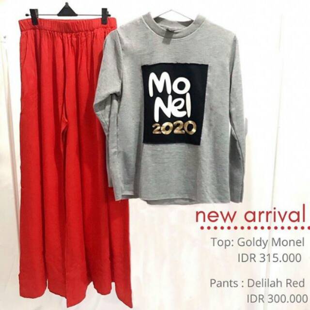 Delilah pants red by monel
