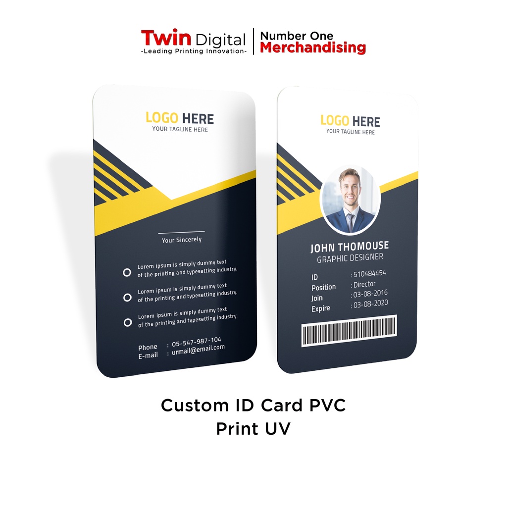 

Twindigital Cetak Kartu Id Card - Print Id Card - Custom Id Card PVC