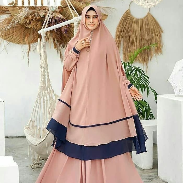 Baju Gamis Jumbo Gamis Syari Wanita Terbaru Zaneeta Setelan Syari