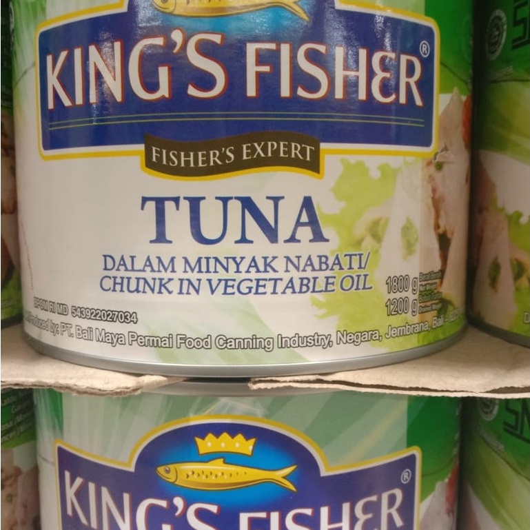 

King's Fisher Tuna Chunk In Vegetable Oil 1800 gr