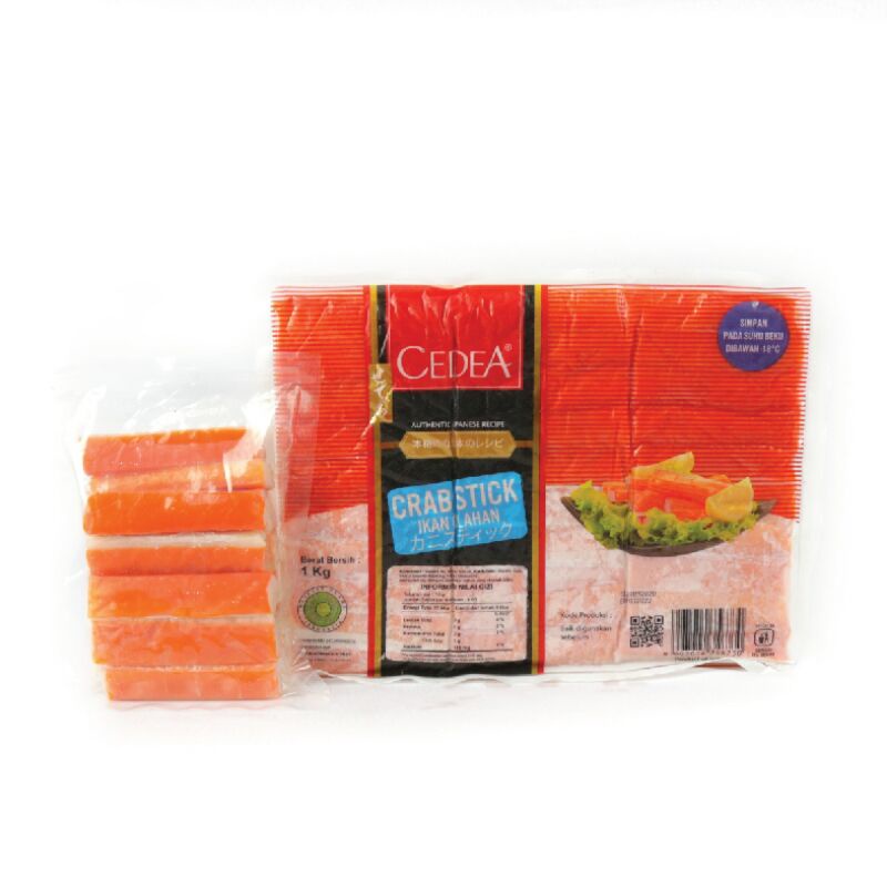 CEDEA Crabstick Stik Kepiting 12 pcs Halal | Crab Stick Sushi Steamboat