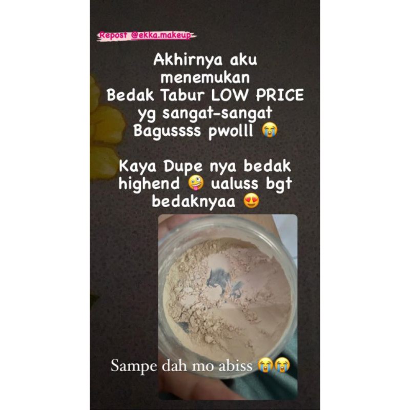 Oh My Powder Ohmyskin! Loose powder/ bedak tabur ohmyskin (Free Gift)