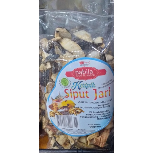 

Keripik Siput Jari Khas Pulau Bangka