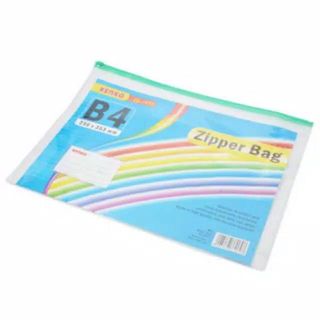 

Kenko Zipper bag B4 PVC/Kantong map dokumen/ map bussiness
