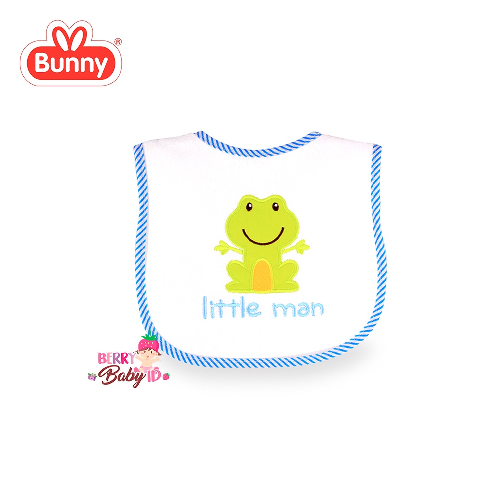 Lusty Bunny Slabber Bayi Kain Lucu Tatak Liur Celemek Makan Anti Air Tumpah LUS035 Berry Mart