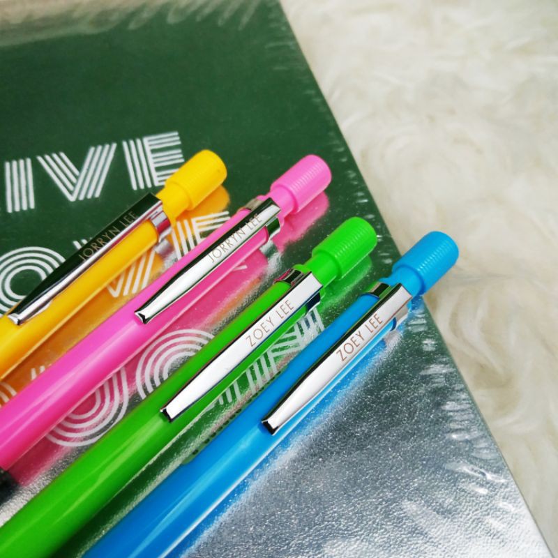 

Set of 4 Mechanical Pencil | pensil mekanik 2.0 MM custom nama