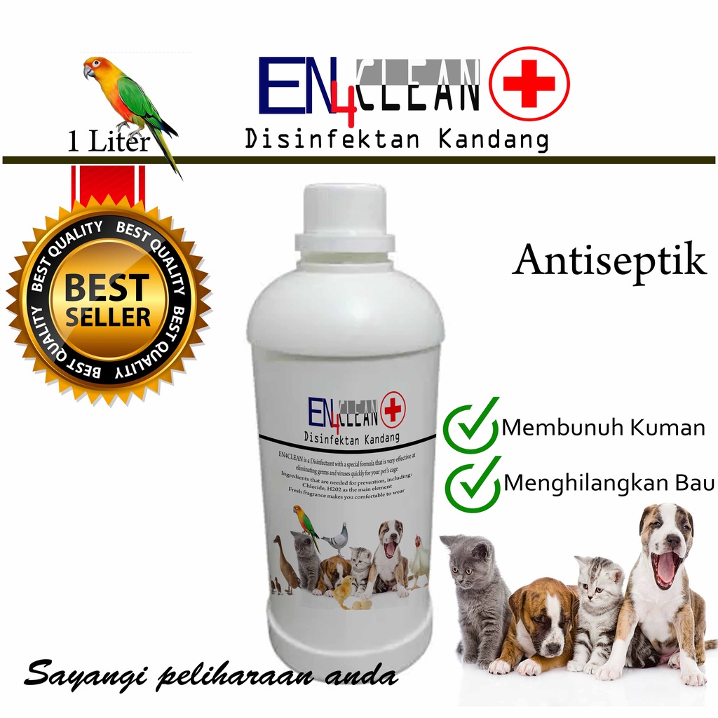 disinfektan kandang 1 liter wangi segar dapat membunuh kuman dan menghilangkan bau sudah ada izin edar resmi by Oke sabun suplayer