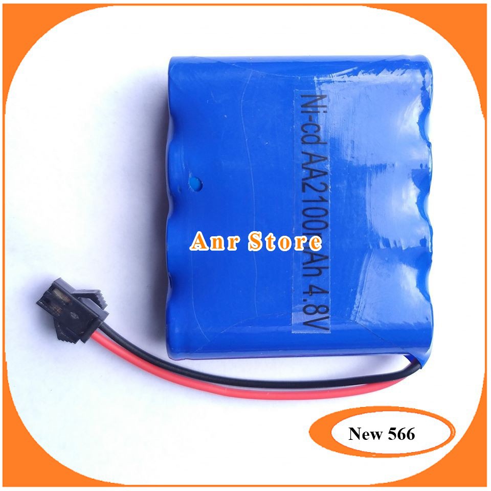 Baterai Battery RC Soket Ni-cd AA 2100mAh 4.8V Mobil Remot