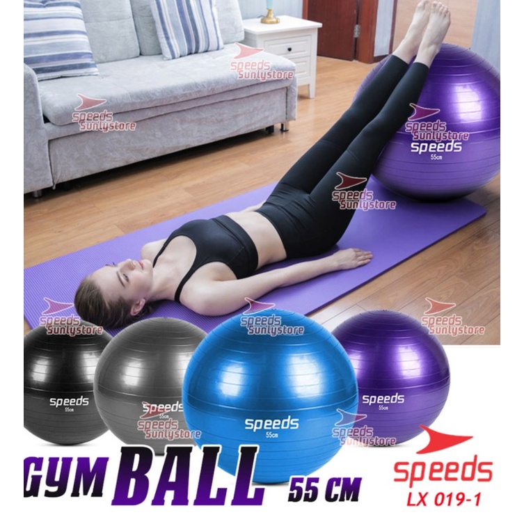 Gymball fitness/Bola yoga alat olahraga Gym ball 55cm,65cm,75cm Bonus Pompa 019