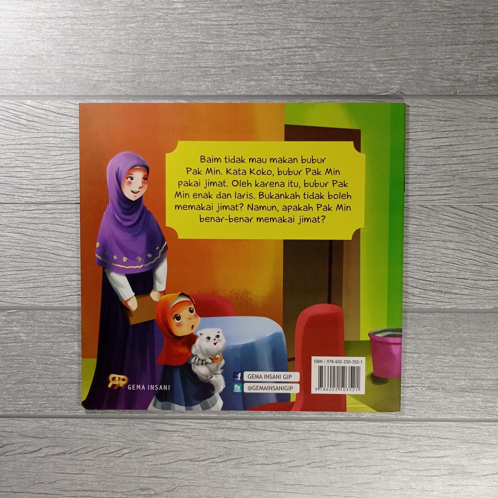 Buku Seri Tauhid for Kids - Larangan Memakai Jimat - Jimat Pak Min. - Gema Insani 100% Original