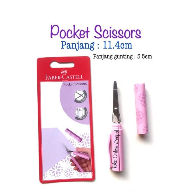 

Diskon Gunting Pocket Scissor Saku 5897xx Faber Castell Steel Blade ATK1012FC Diskon