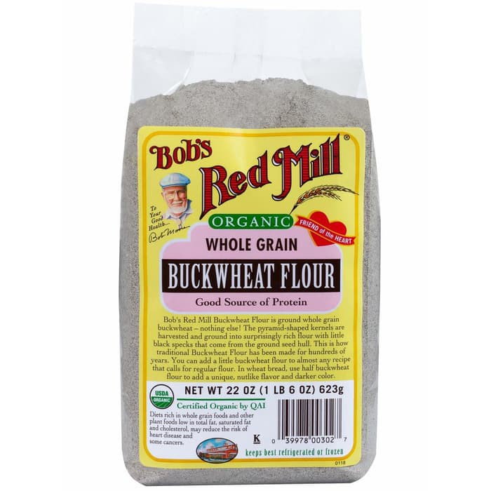 

Bob's Red Mill Organic Whole Grain Buckwheat Flour 22 oz (623 g)