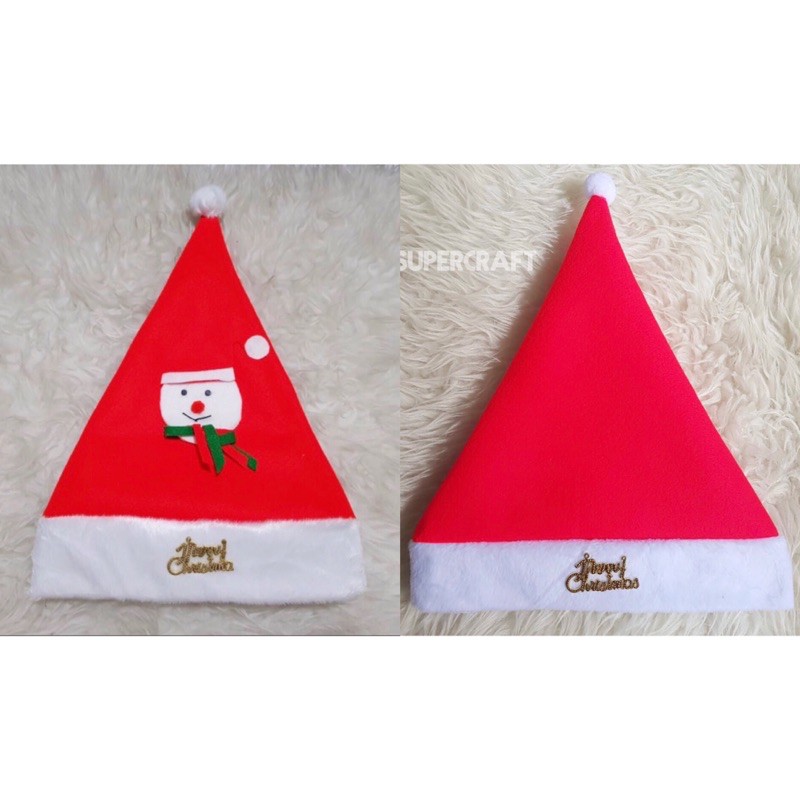 Topi Natal Santa Clause Snowman Merry Christmas Bando Natal Murah Aksesoris Natal