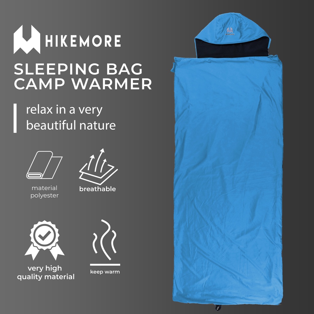 Hikemore Camp Warmer Sleeping Bag Polar Tebal Water Repellent Original