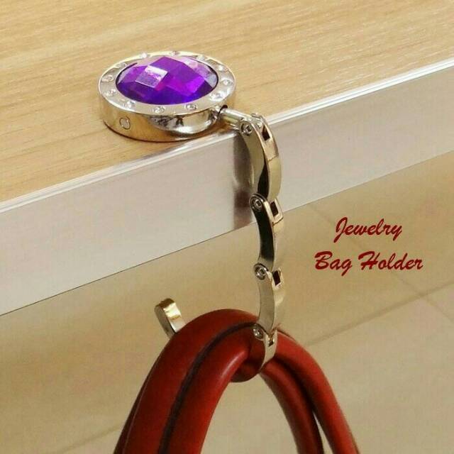 Jewelry bag holder gantungan tas portable bag hook ok  good quality