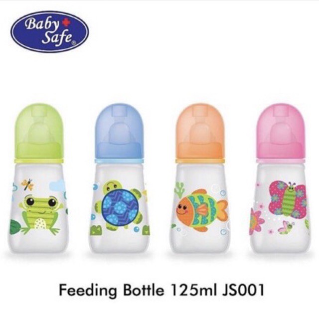 Baby Safe Feeding Bottle 125ml JS001 - Botol Susu Bayi