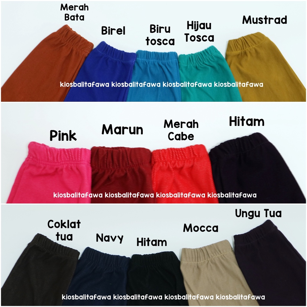 Jogger Pants Uk Bayi-9 Tahun / Celana Pants Baby Anak Laki Perempuan Polos Murah Panjang Semi Jeans