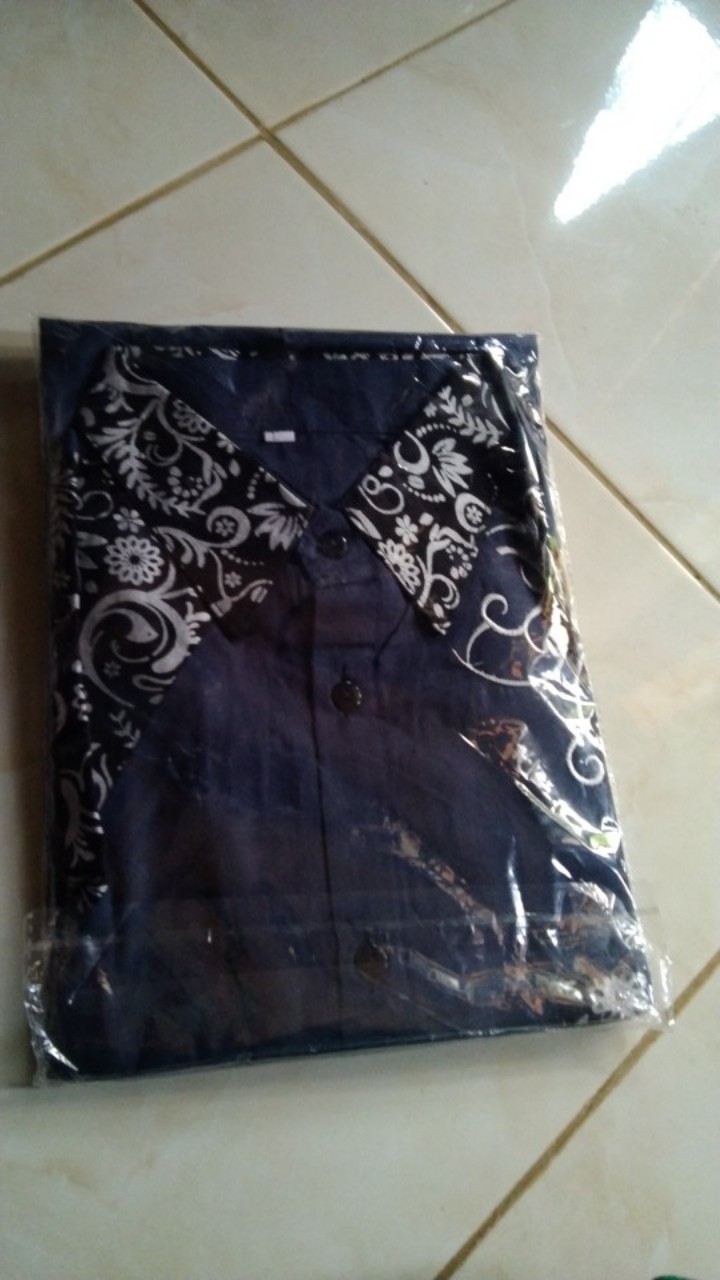 Kemeja Batik Pria Lengan Pendek / Hem Batik Pria / Hem Batik Fashion Motif Clurit Terlaris M L Xl