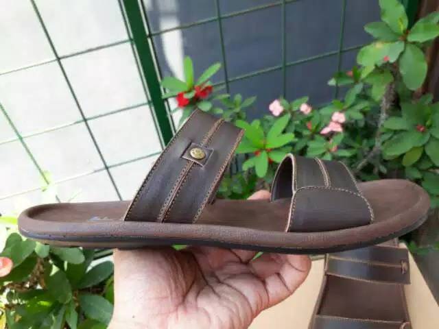 Sendal pria kulit asli Garut terbaru 2018 CASUAL sandal murah