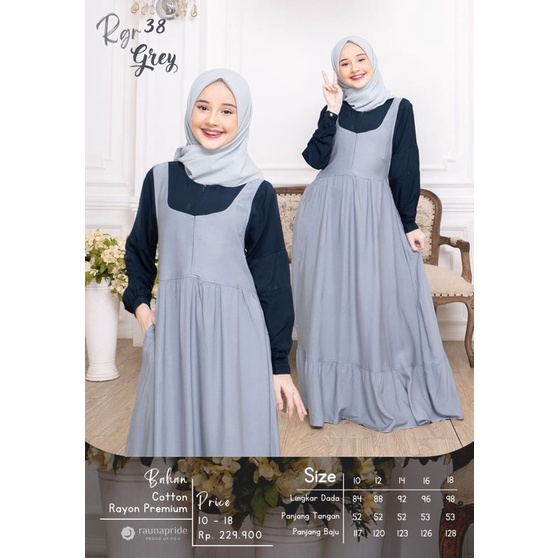 RAUNA GAMIS MUSLIM REMAJA RGR 38