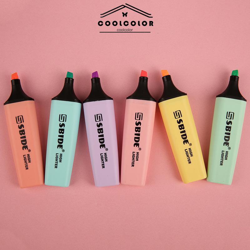 COD❤️Pena Stabilo Warna Macaron Siswa Menandai Spidol Kecil Segar Lukisan Grafiti- cl