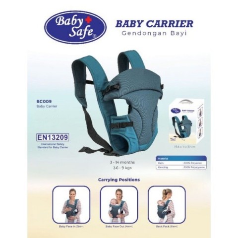 Babysafe Safe Carrier Gendongan Bayi 3m+ BC009