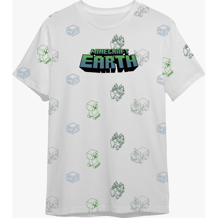 Kaos Anak Full print / kaos anak Minecraft / Kaos anak distro