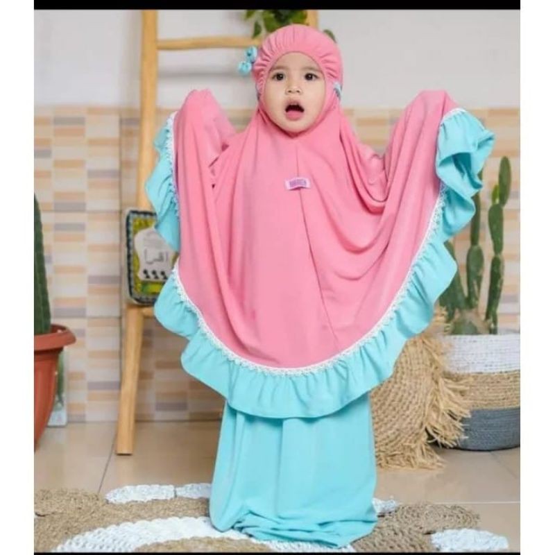 Mukena anak umur 5-8 tahun matt jersy