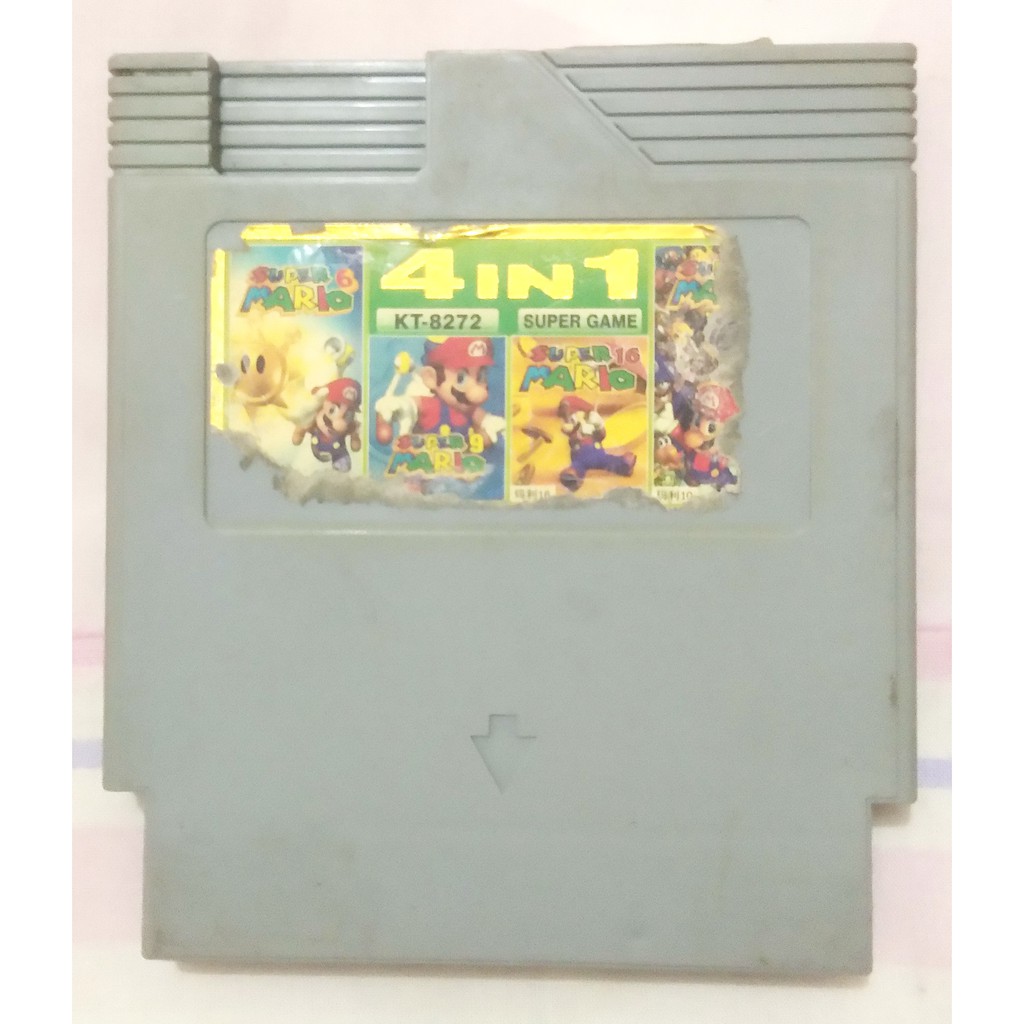 Kaset Nintendo NES Jadul 4 in 1 Hits
