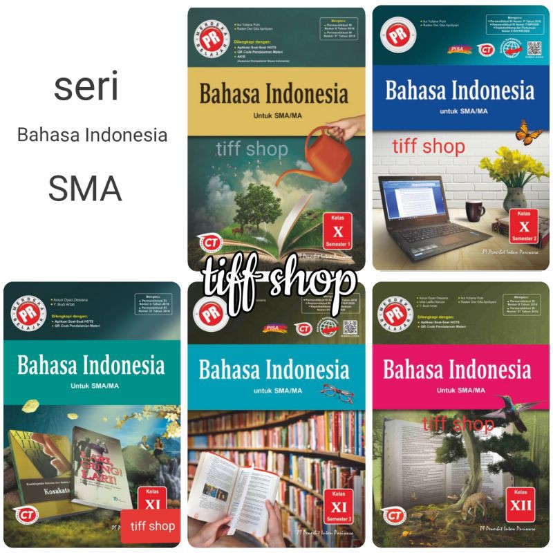 Buku PR seri Bahasa Indonesia SMA (harga satuan). K13 revisi.-0