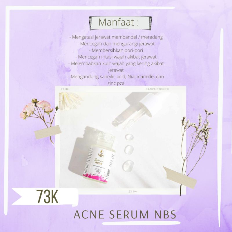 ACNE SERUM NBS SKINCARE